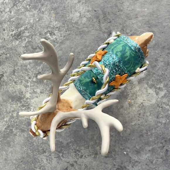 2021 Hallmark Keepsake Father Christmas’s Reindeer Limited Edition Ornament - Picture 2 of 6